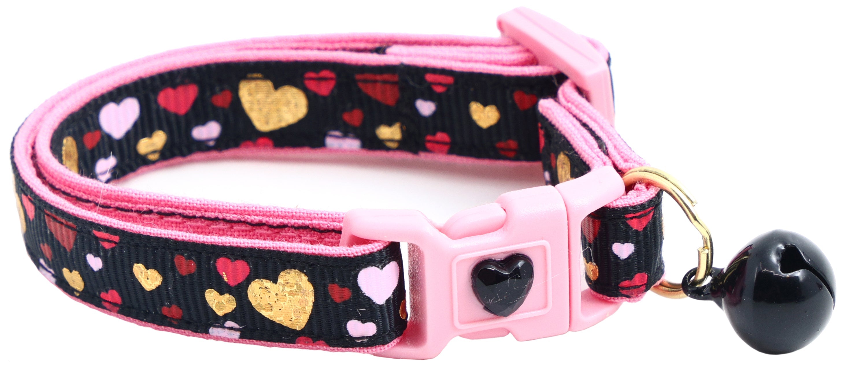 Raining Hearts Breakaway Cat Collar